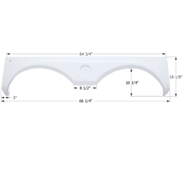 Gulf Stream 5th Wheel Travel Trailer Fender Skirt, Icon FS1835