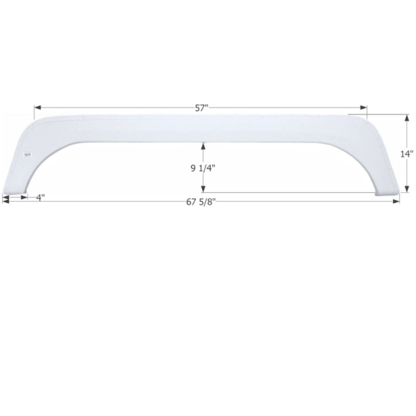 KZ 5th Wheel Travel Trailer Fender Skirt, Icon FS1884