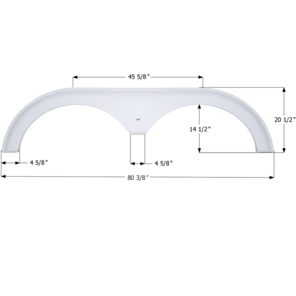 Dutchmen 5th Wheel Travel Trailer Fender Skirt, Icon FS1904