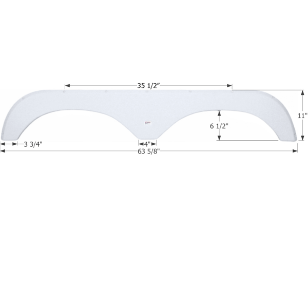 Okanagan 5th Wheel Travel Trailer Fender Skirt, Icon FS2002