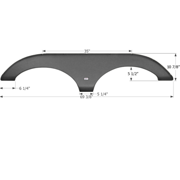 Forest River Sierra Travel Trailer Fender Skirt, Icon FS2027