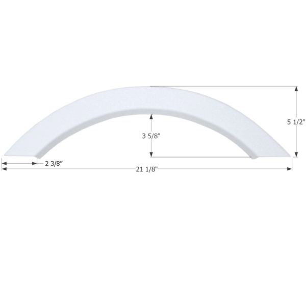 Dutchmen Single Axle Fender Skirt, Icon FS2036