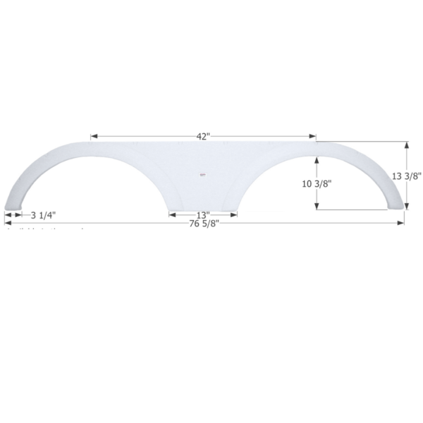 Heartland 5th Wheel Travel Trailer Fender Skirt, Icon FS2127