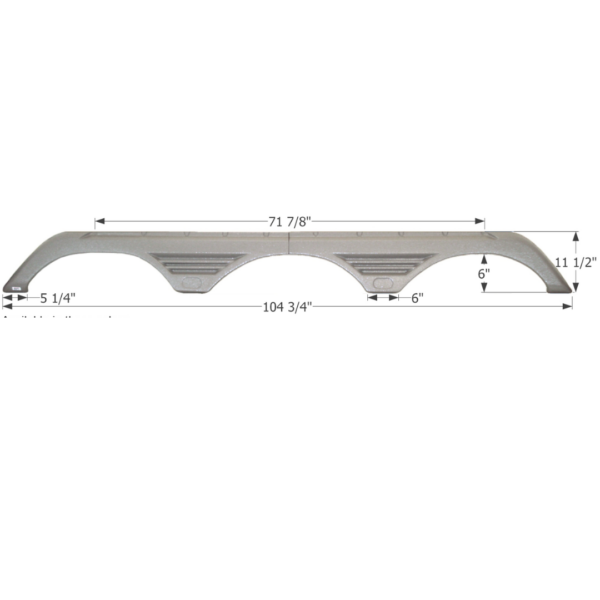 Forest River Triple Axle Fender Skirt, Icon FS2153