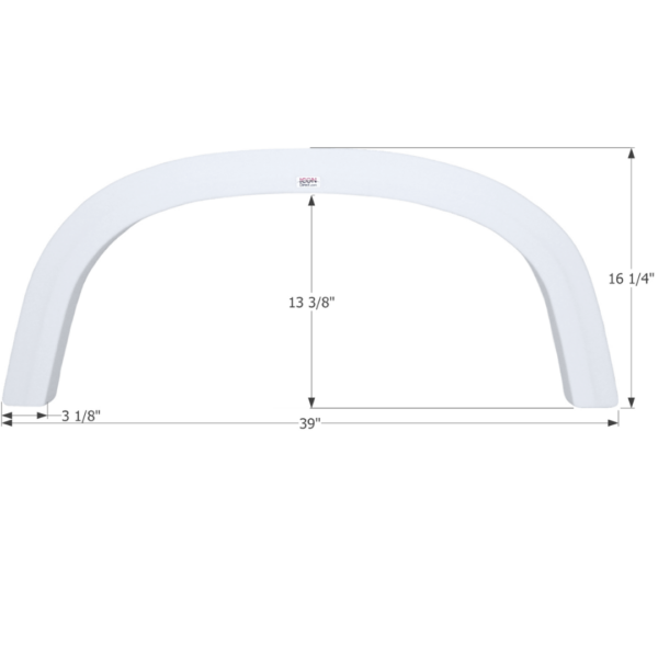 Four Winds Single Axle Fender Skirt, Icon FS2187