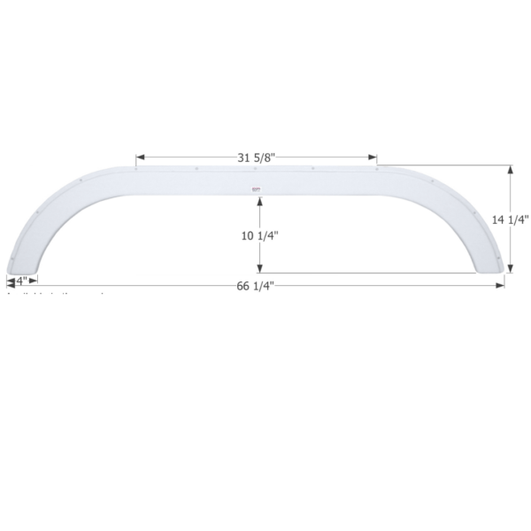 Sunline Tandem Fender Skirt, Icon FS2193