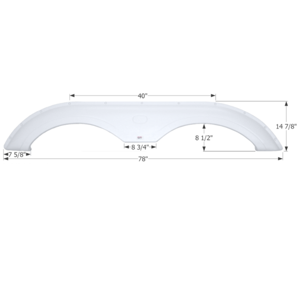 Thor 5th Wheel Travel Trailer Fender Skirt, Icon FS2205