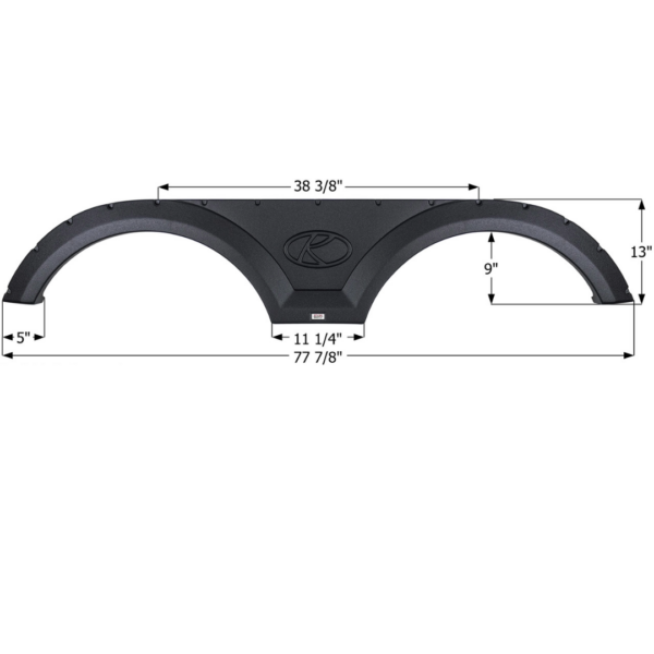 Keystone Tandem Fender Skirt, Icon FS2410