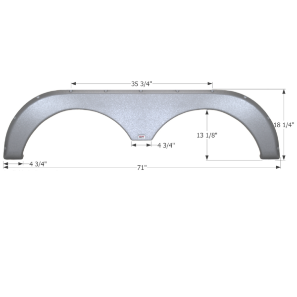 Thor Tandem Fender Skirt, Icon FS2290