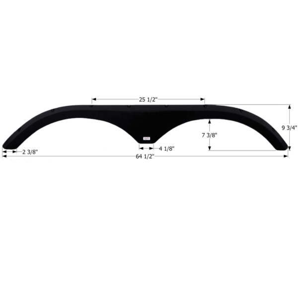 Outdoors RV Tandem Fender Skirt, Icon FS2318