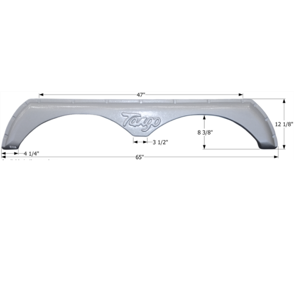 Pacific Coachworks Tandem Fender Skirt, Icon FS2323