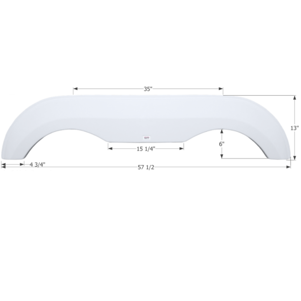 Award Tandem Fender Skirt, Icon FS2325