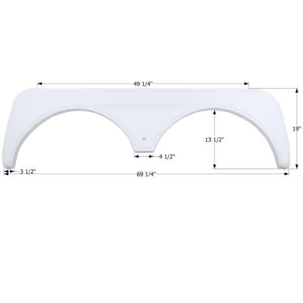 KZ Tandem Fender Skirt, Icon FS2343