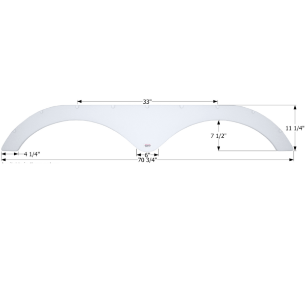 Heartland Tandem Fender Skirt, Icon FS2381