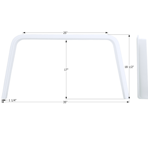 Coachmen Single Fender Skirt, Icon FS2391