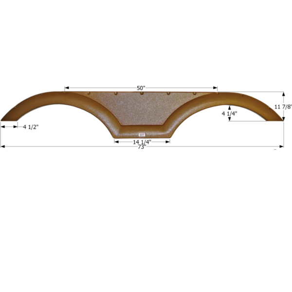 Coachmen Tandem Fender Skirt, Icon FS2545