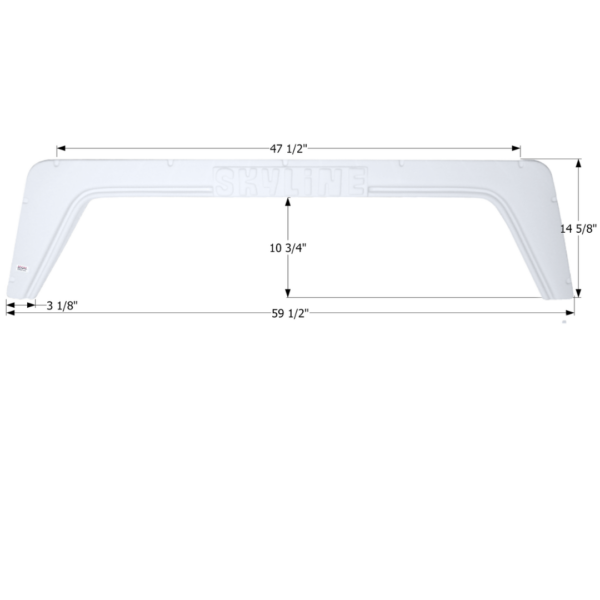 Layton Skyline Tandem Fender Skirt, Icon FS2561