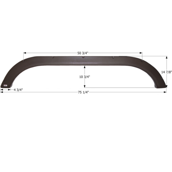 Evergreen Tandem Fender Skirt, Icon FS2588