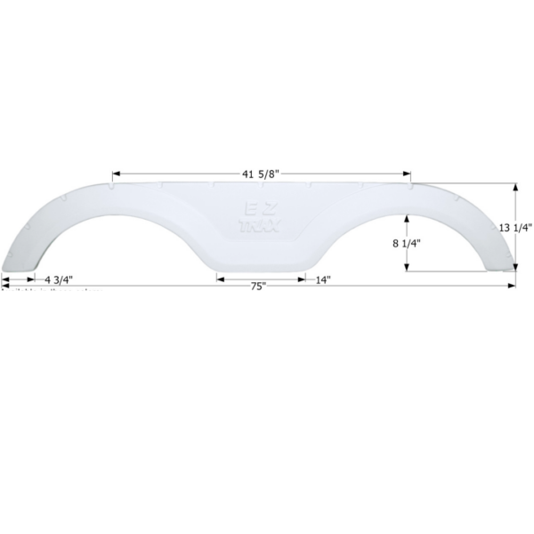 Keystone Tandem Fender Skirt, Icon FS2603