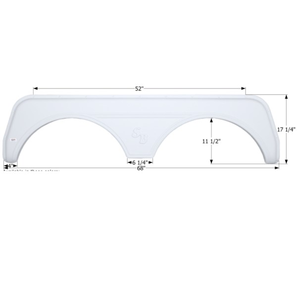 Sunnybrook Tandem Fender Skirt, Icon FS2620