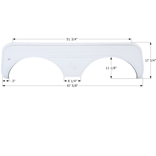 Sunnybrook Tandem Fender Skirt, Icon FS2632