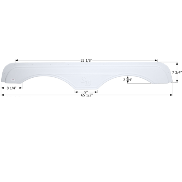 Sunnybrook Tandem Fender Skirt, Icon FS2634