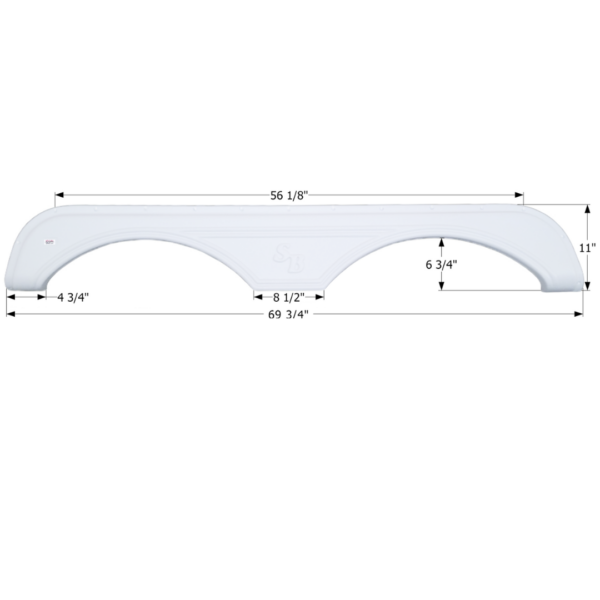 Sunnybrook Tandem Fender Skirt, Icon FS2635