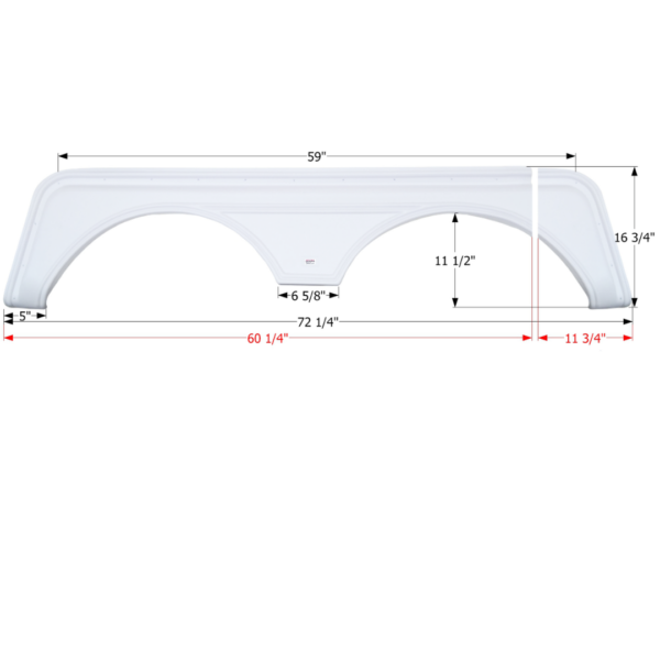 Sunnybrook Tandem Fender Skirt, Icon FS2638