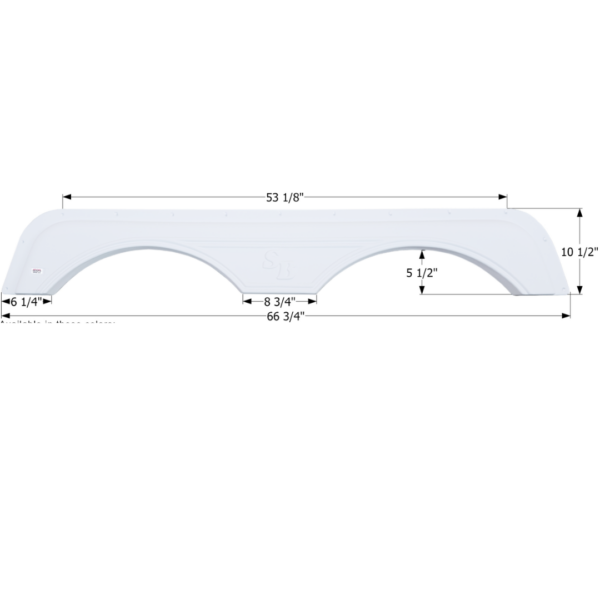 Sunnybrook Tandem Fender Skirt, Icon FS2657