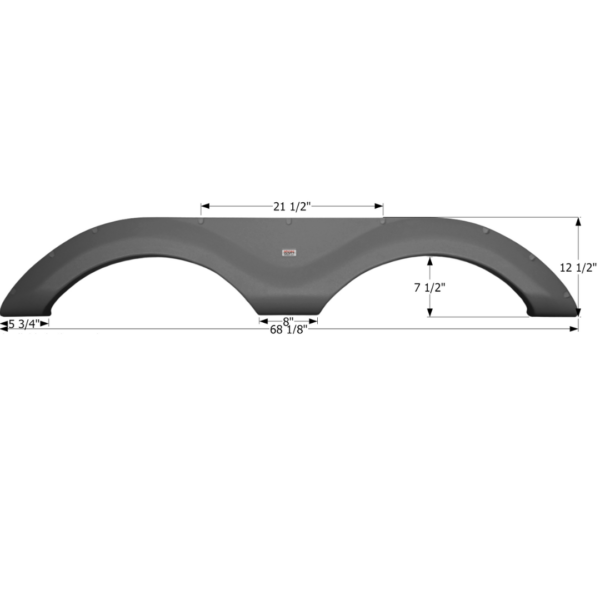 Cruiser Tandem Fender Skirt, Icon FS2677