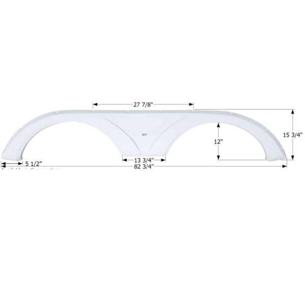 Dutchmen Tandem Fender Skirt, Icon FS2678