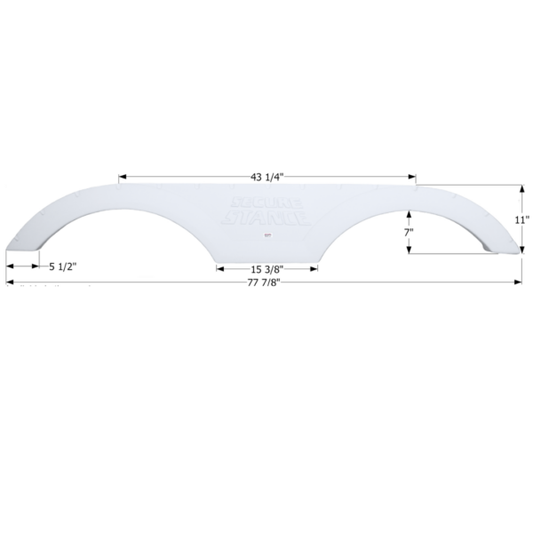 Augusta Tandem Fender Skirt, Icon FS2679