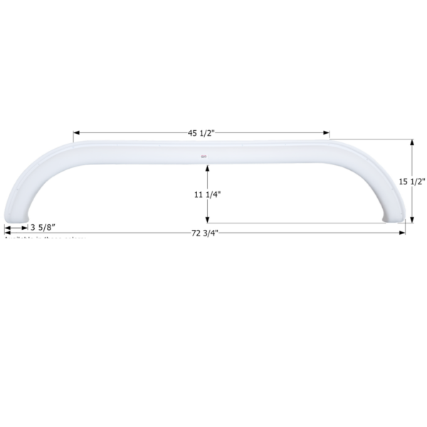 Newmar Tandem Fender Skirt, Icon FS2739