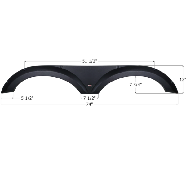 Forest River Tandem Fender Skirt, Icon FS2774