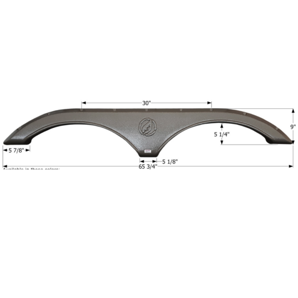 Evergreen Tandem Fender Skirt, Icon FS2788