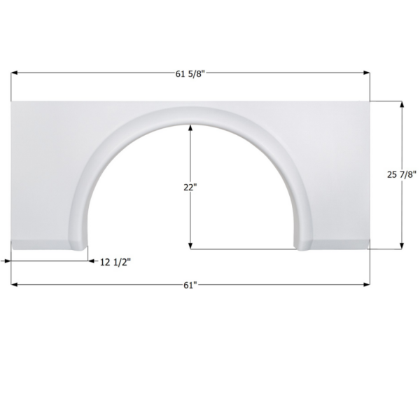 Coachmen Class A Single Axle Fender Skirt, Icon FS5595