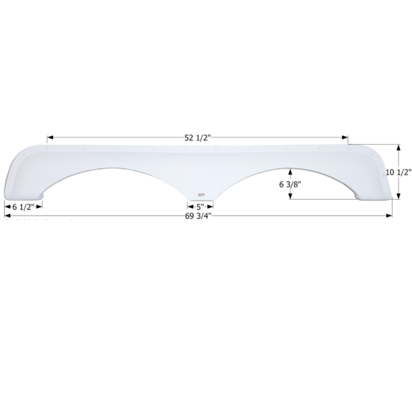 Layton Skyline Tandem Fender Skirt, Icon FS2853