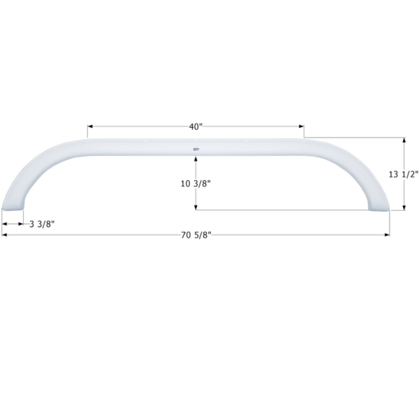 Forest River Tandem Fender Skirt, Icon FS2876