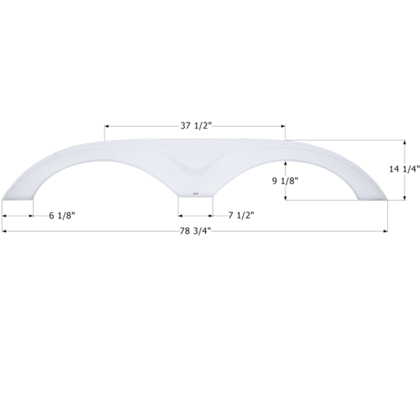 Dutchmen Tandem Fender Skirt, Icon FS2883