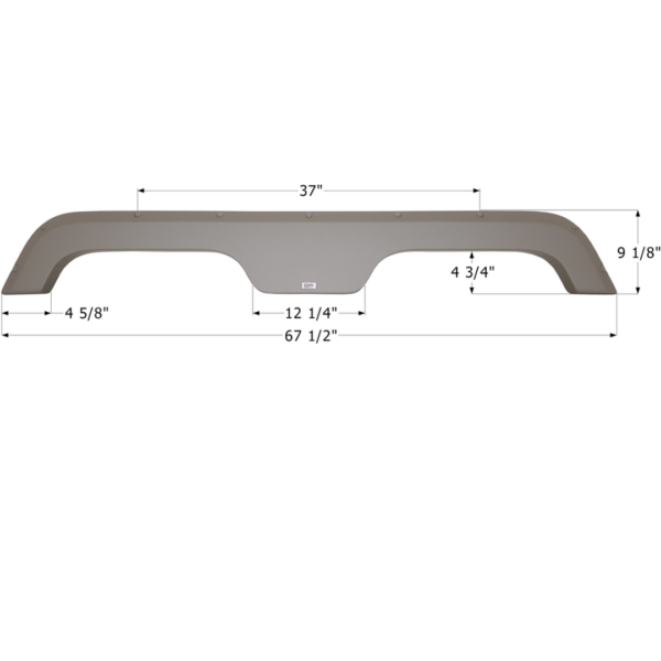 R-Vision Tandem Fender Skirt, Icon FS2887