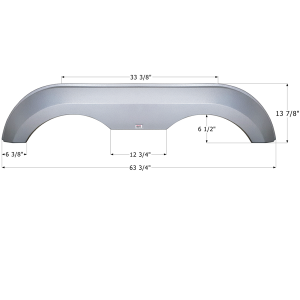 Award Tandem Fender Skirt, Icon FS2909