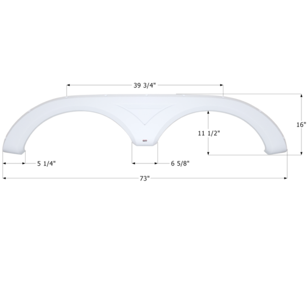 Dutchmen Tandem Fender Skirt, Icon FS4008