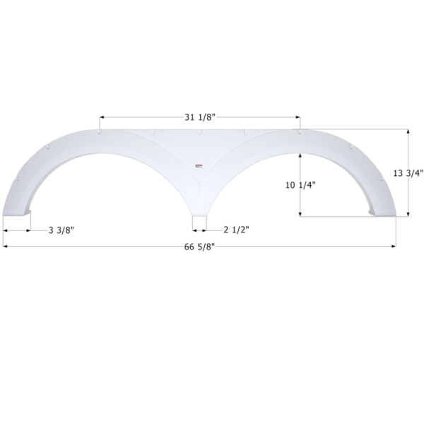 Heartland Tandem Fender Skirt, Icon FS4072