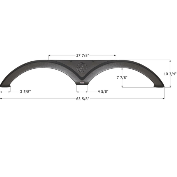 Evergreen Tandem Fender Skirt, Icon FS4102