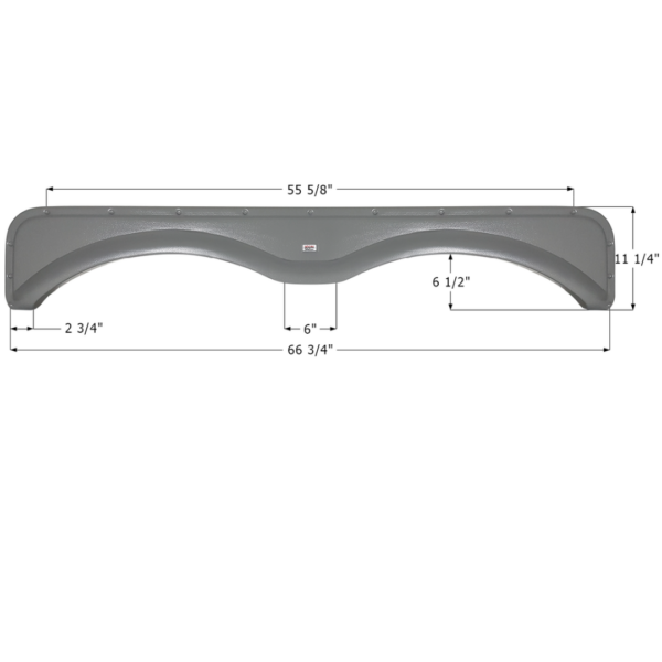 Northwood Tandem Fender Skirt, Icon FS4114