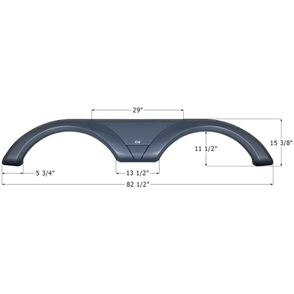 Dutchmen Tandem Fender Skirt, Icon FS4134