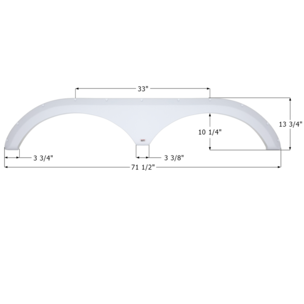 Thor Tandem Fender Skirt, Icon FS4186