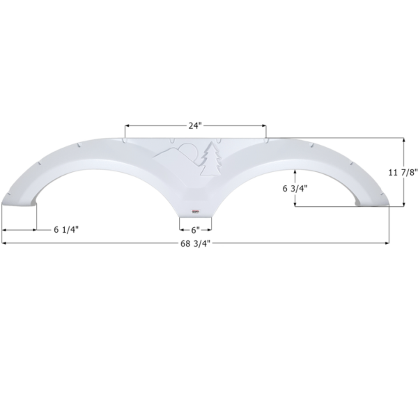 Forest River Tandem Fender Skirt, Icon FS4263