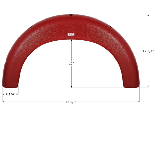 T@B Single Fender Skirt, Icon FS4432