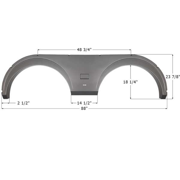 Fleetwood Fender Skirt, Icon FS4441